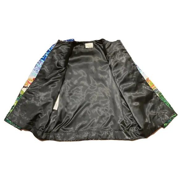 RARE Vintage Jeanette Kastenberg Beaded Sequin Bugs Bunny Jacket c1990s - Picture 14 of 16